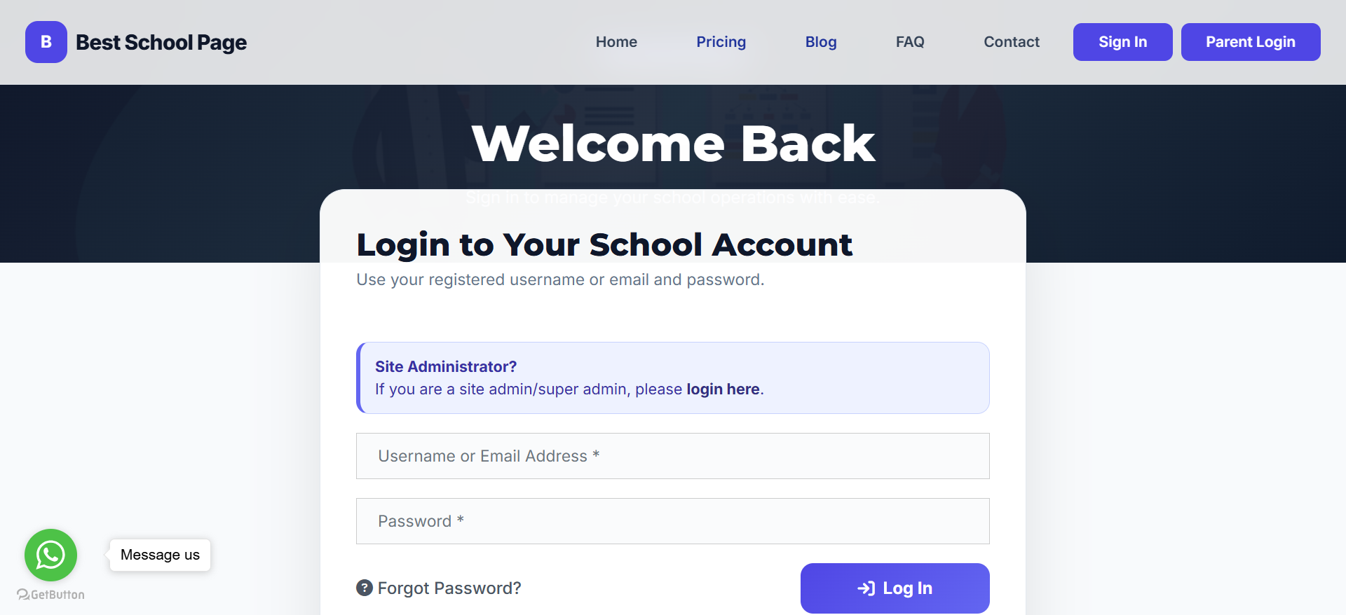BestSchoolPage — screenshot 2