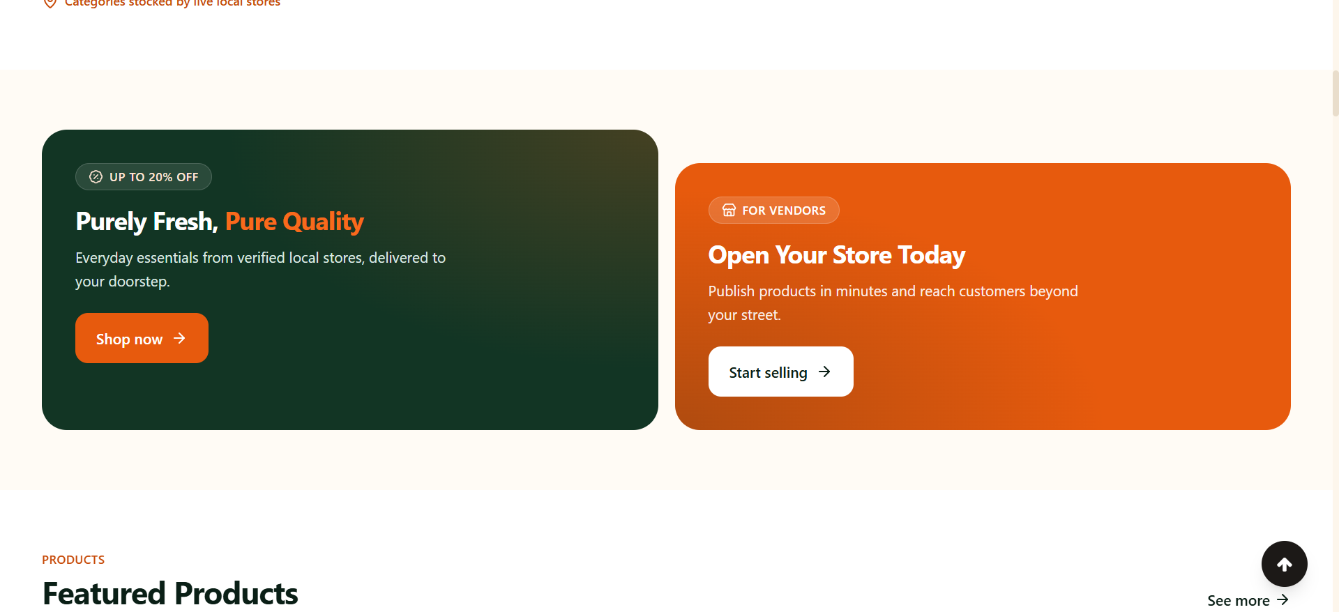SettleCart — Multi-Vendor Commerce & Dispatch Platform — screenshot 2